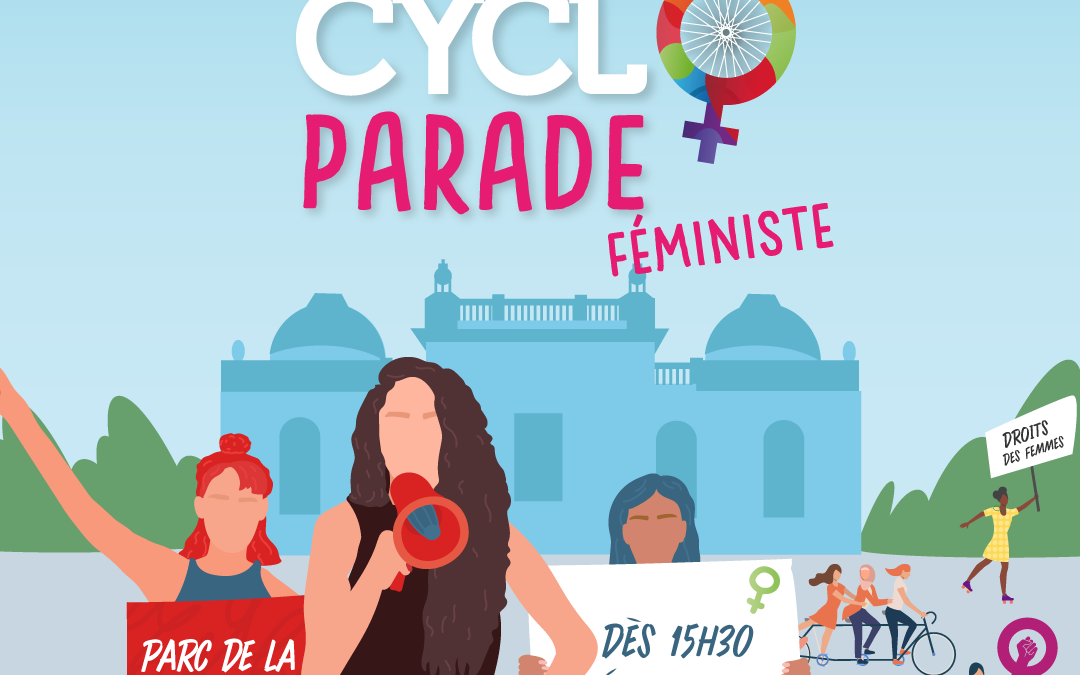 Cycloparade féministe 8 mars 2022